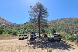 Dispersed Camping - Kings Canyon - Fresno Vomac Campsite #1